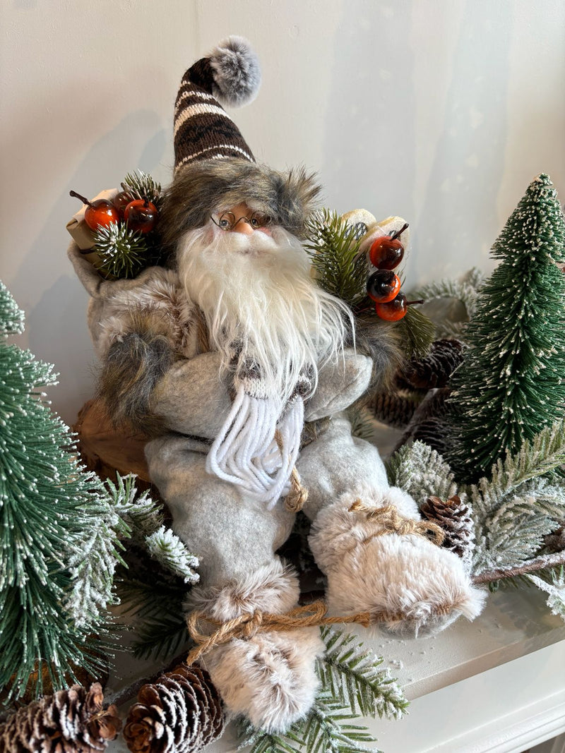 Enfeite Natalino - Papai Noel Sentado