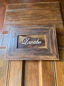 Quadro p/ Porta de Lavabo