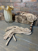 Colar Decorativo c/ Bolinhas de Madeira