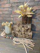 Colar Decorativo c/ Bolinhas de Madeira