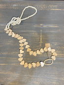 Colar Decorativo de Corações