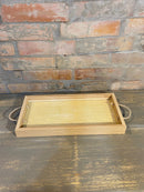 Bandeja de Madeira Bege