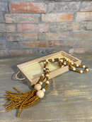 Bandeja de Madeira Bege