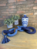 Colar de Crochê Azul