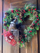 Guirlanda Coração c/ Pássaro