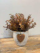 Vaso c/ Arranjo Alecrim Outonal