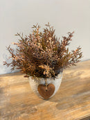 Vaso c/ Arranjo Alecrim Outonal