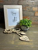 COMBO - Porta Retrato + Arranjo c/ Verdinhos + Colar Decorativo