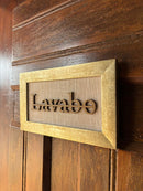 Quadro p/ Porta de Lavabo