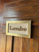 Quadro p/ Porta de Lavabo