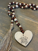 Colar Decorativo c/ Frase