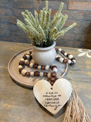 COMBO - Bandeja + Vaso c/ Arranjo + Colar Decorativo