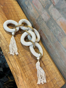 Colar de Crochê Bege