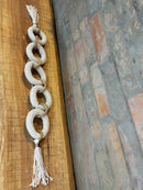 Colar de Crochê Bege