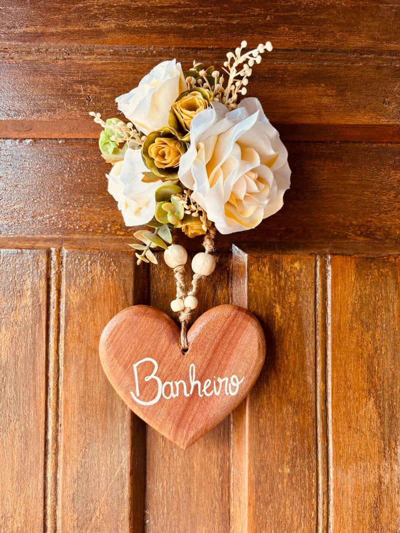 Enfeite p/ Porta do Banheiro