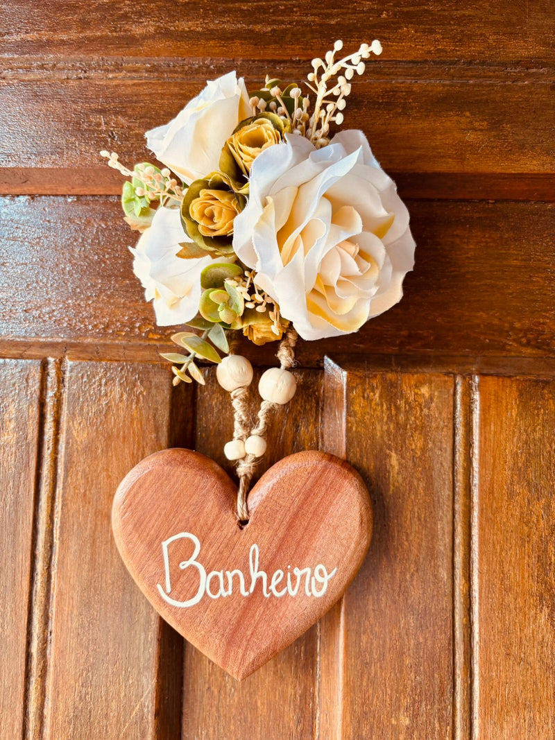 Enfeite p/ Porta do Banheiro