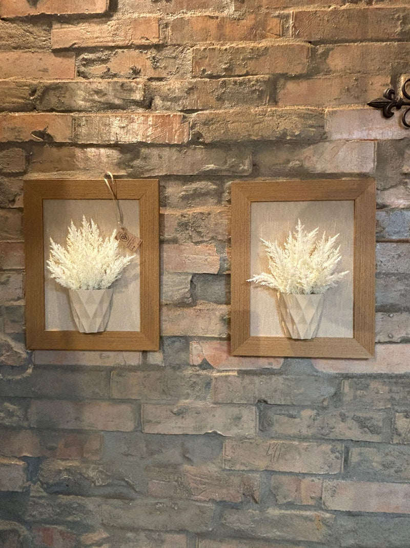 Conjunto de Quadros - Capim dos Pampas