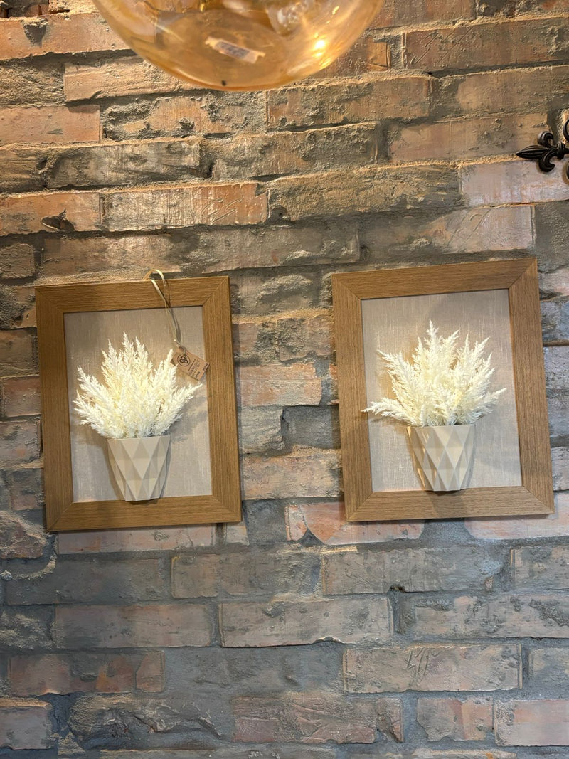 Conjunto de Quadros - Capim dos Pampas