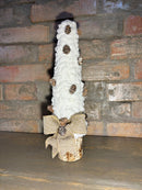 Enfeite Natalino - Mini Árvore Branca