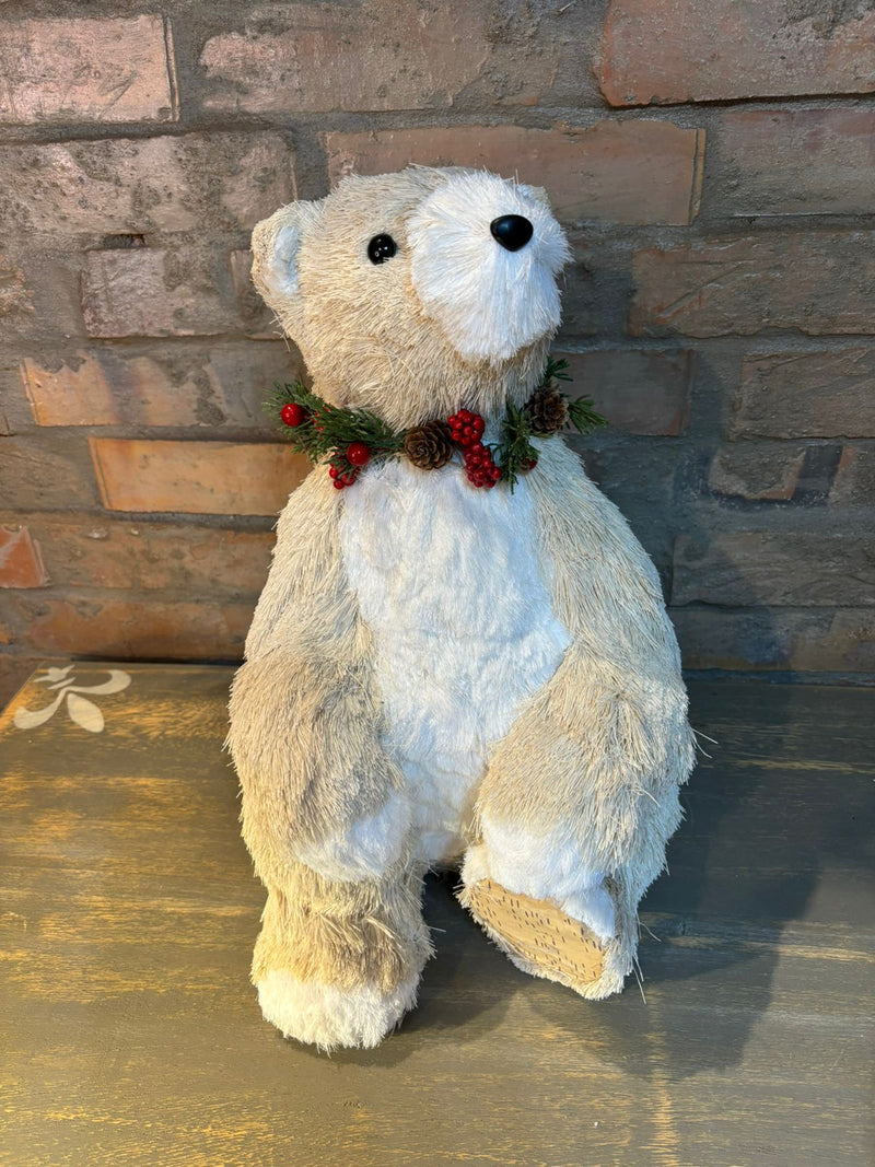 Enfeite Natalino - Urso Sentado