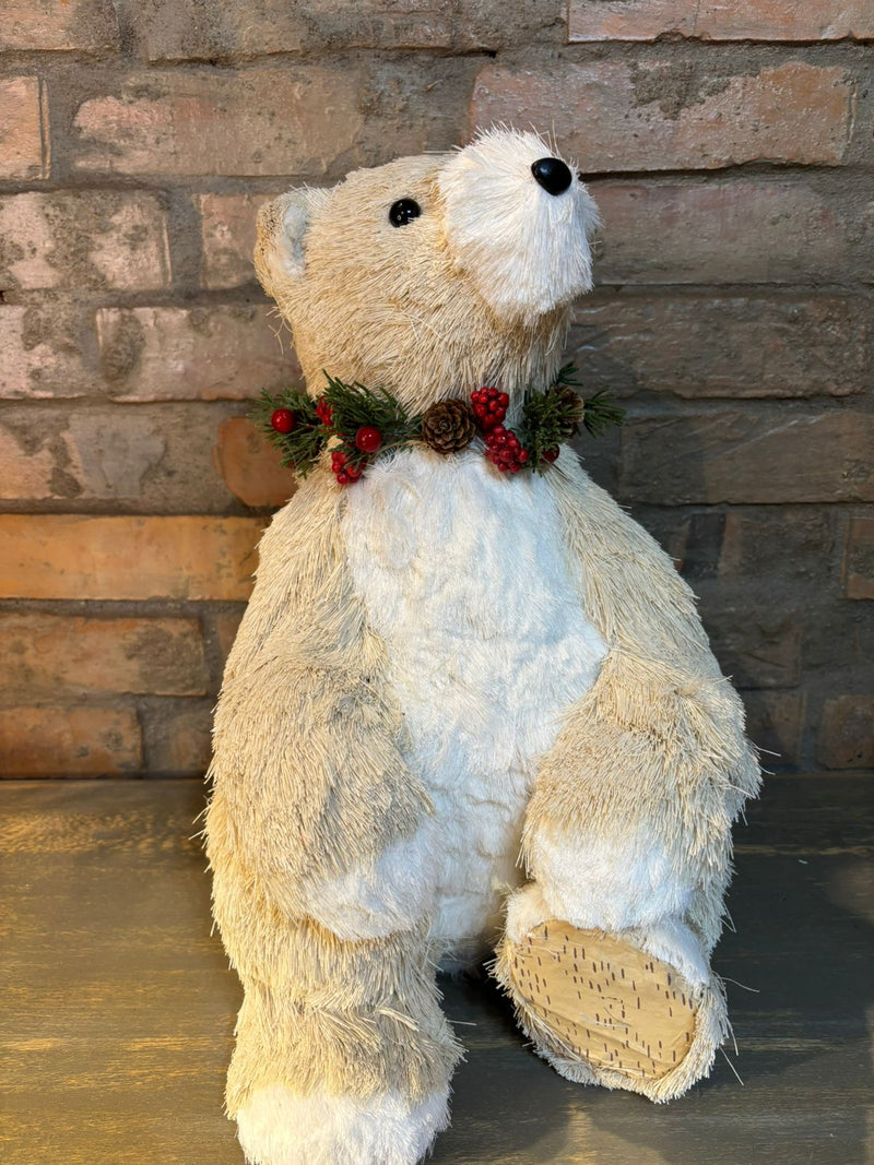 Enfeite Natalino - Urso Sentado