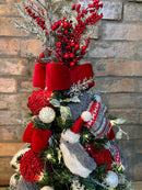 Enfeite Natalino - Árvore no Cesto