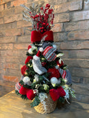 Enfeite Natalino - Árvore no Cesto