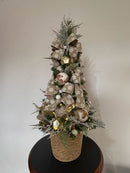 Enfeite Natalino - Árvore no Cesto