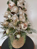 Enfeite Natalino - Árvore no Cesto