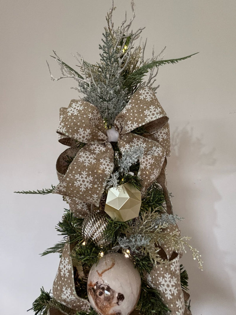 Enfeite Natalino - Árvore no Cesto