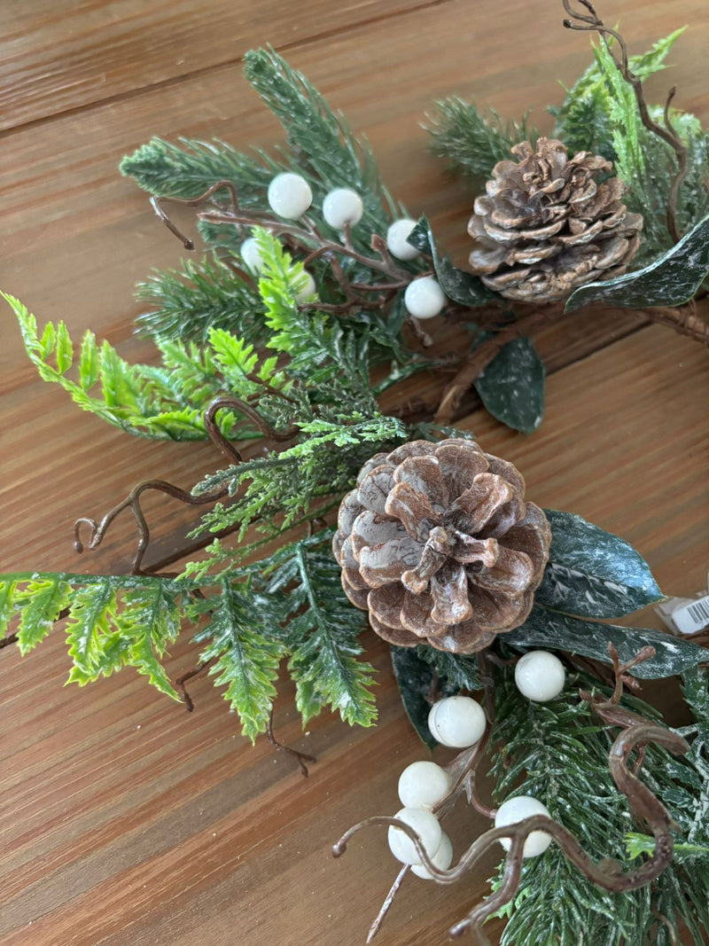 Enfeite Natalino - Mini Guirlanda p/ Castiçal