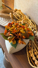 Vaso Coração c/ Hortênsias