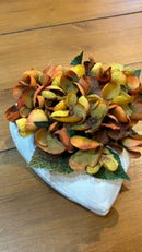 Vaso Coração c/ Hortênsias