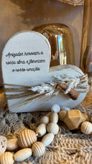 Coração em Madeira c/ Frase