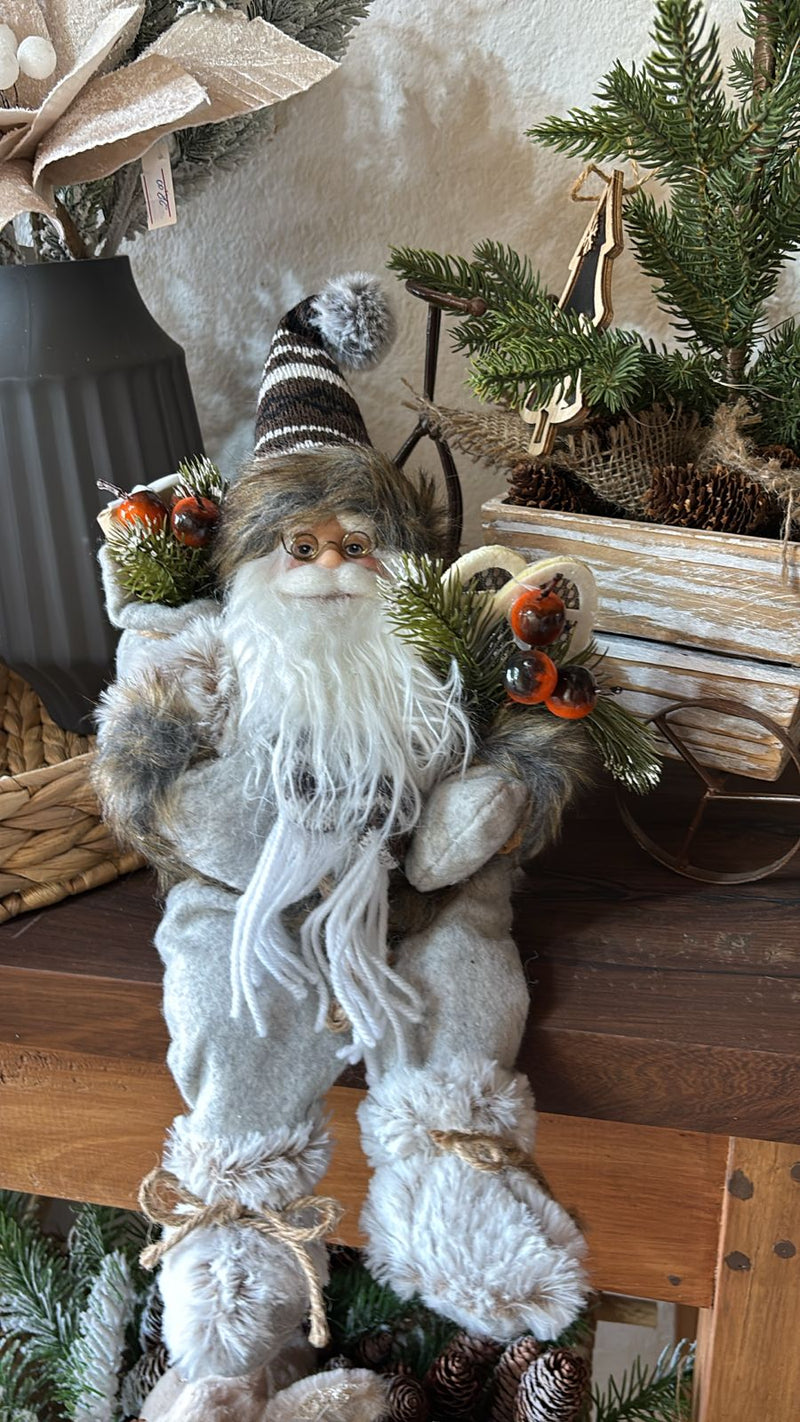 Enfeite Natalino - Papai Noel Sentado