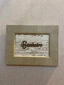 Quadro p/ Porta de Banheiro Básico