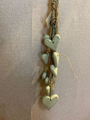 Penca de Corações Verde Menta