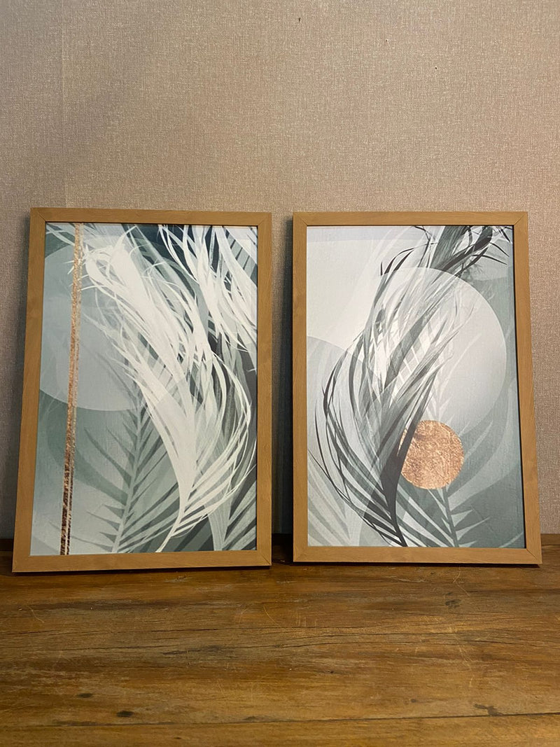 Quadro c/ Gravura - Conjunto c/ 2 unidades